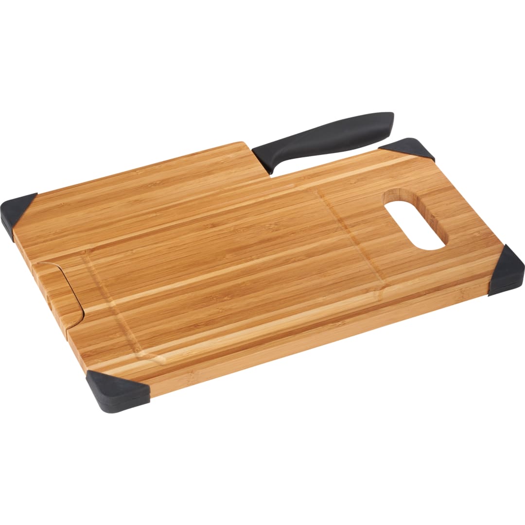 Bamboo Cutting Board with Knife 42