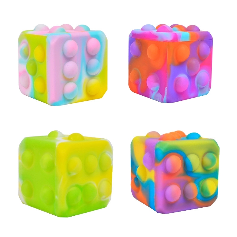 Dice Shaped Push Bubble Fidget Toy 1