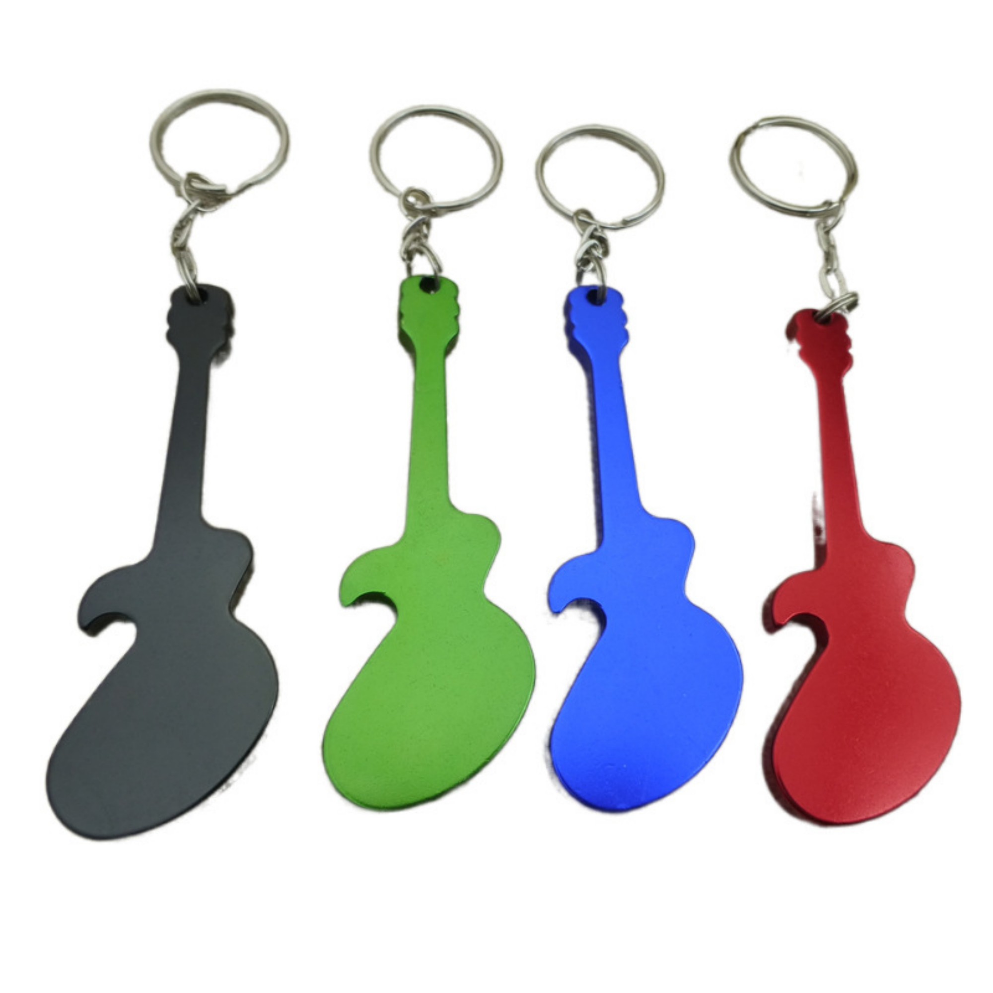 Guitar Bottle Opener With Keychain, custom keychain with logo imprint 3