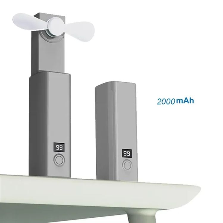 2-in-1 Portable Rechargeable Fan with Power Bank 3