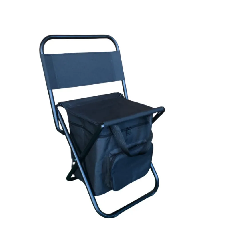3-in-1 Portable Folding Chair Insulated Ice Bag and Backrest 4