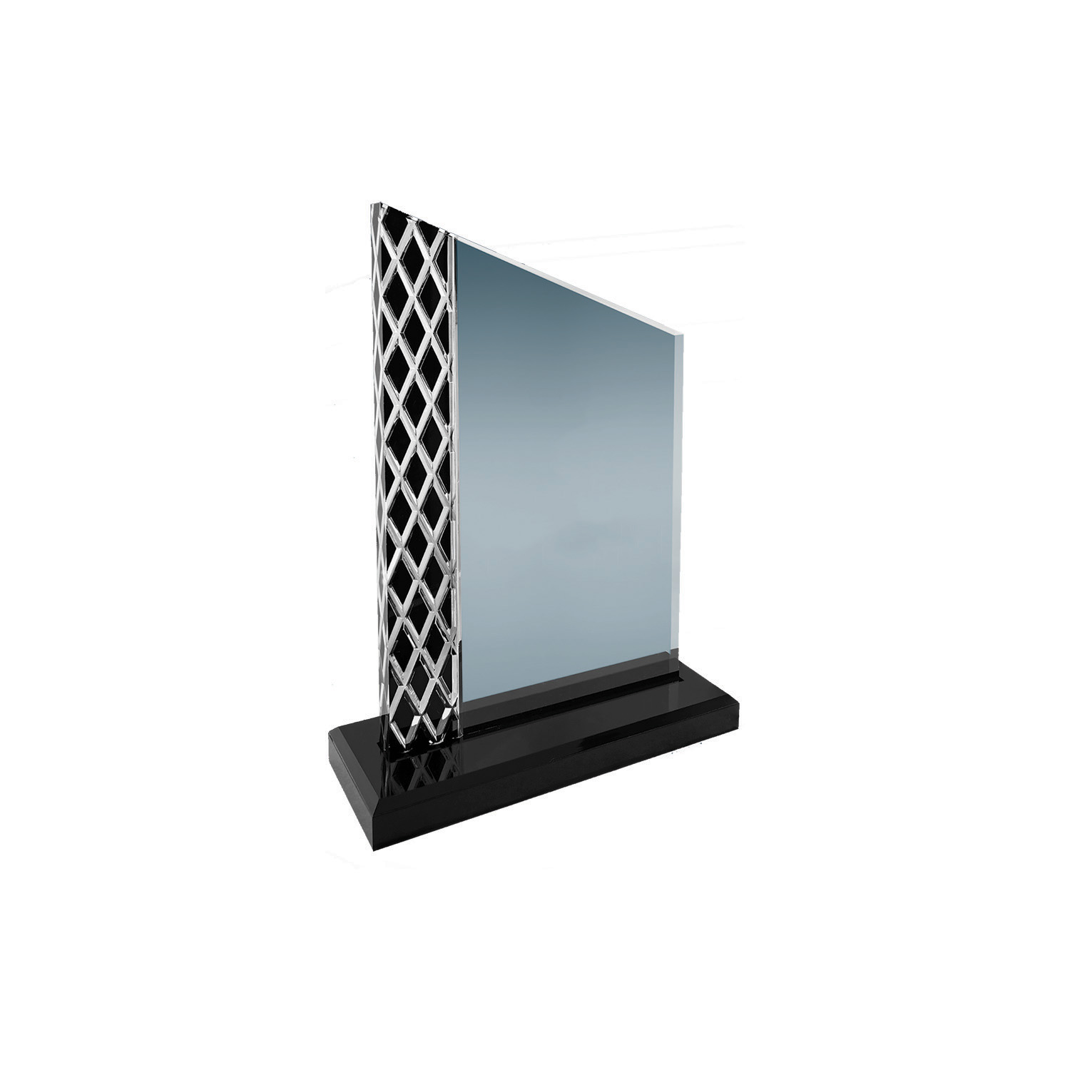 8" Black Unite Diamond Ice Acrylic Award 3