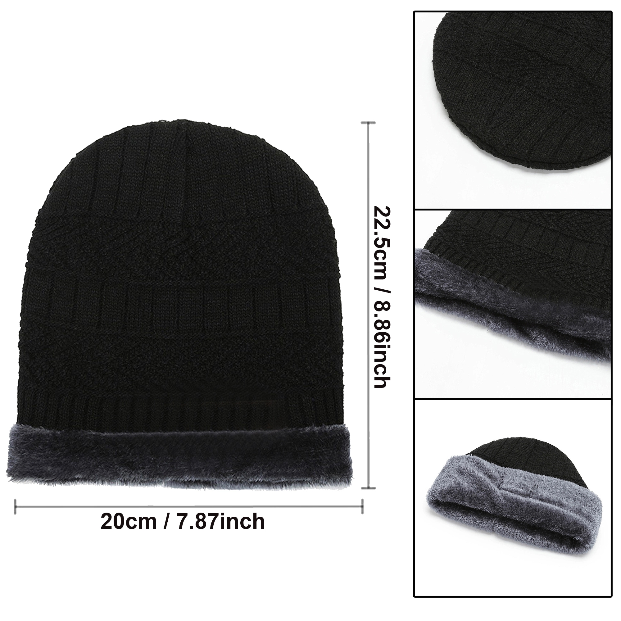 Winter Knit Beanie Hat 5