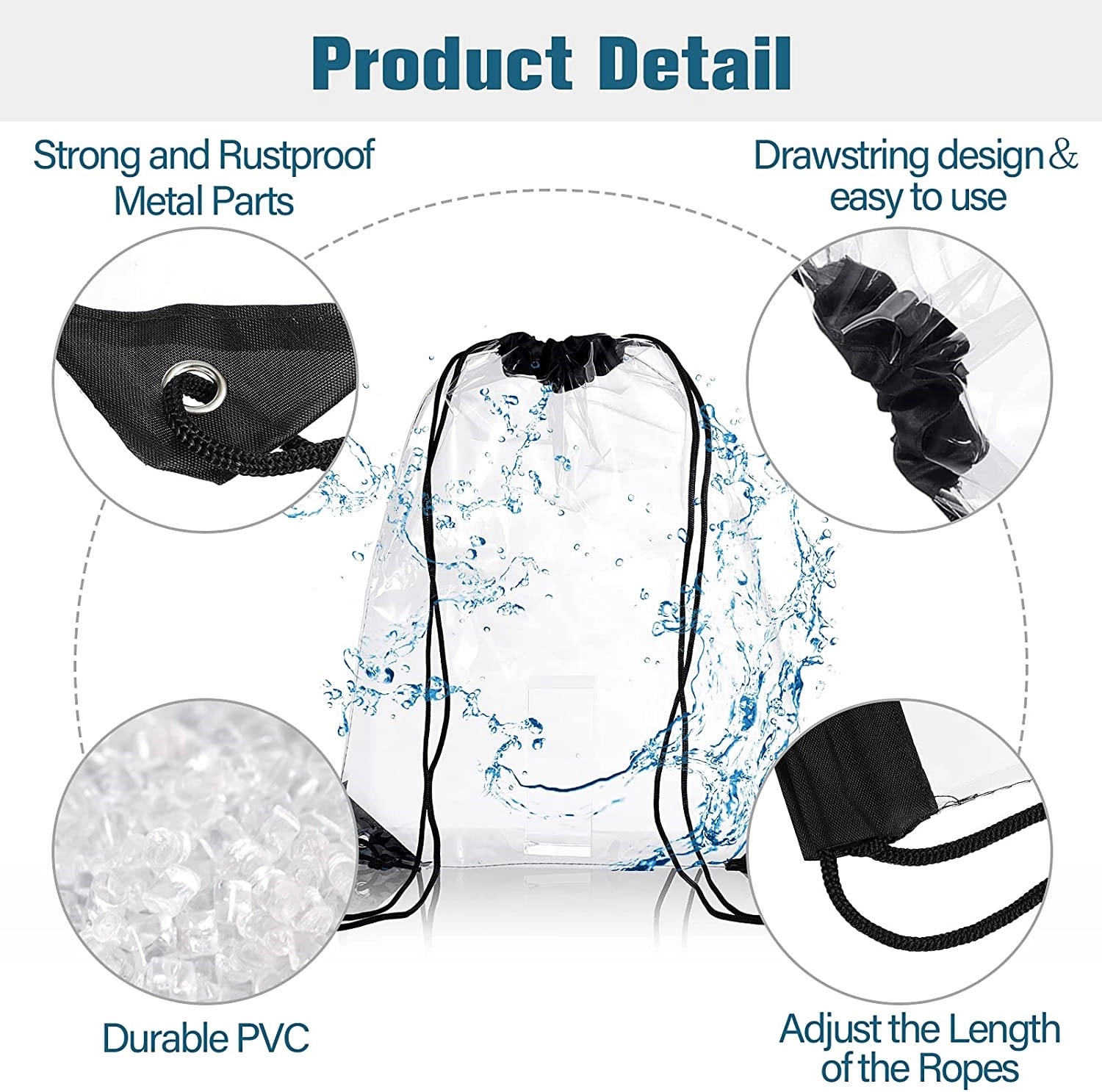 Transparent Drawstring Bag 3