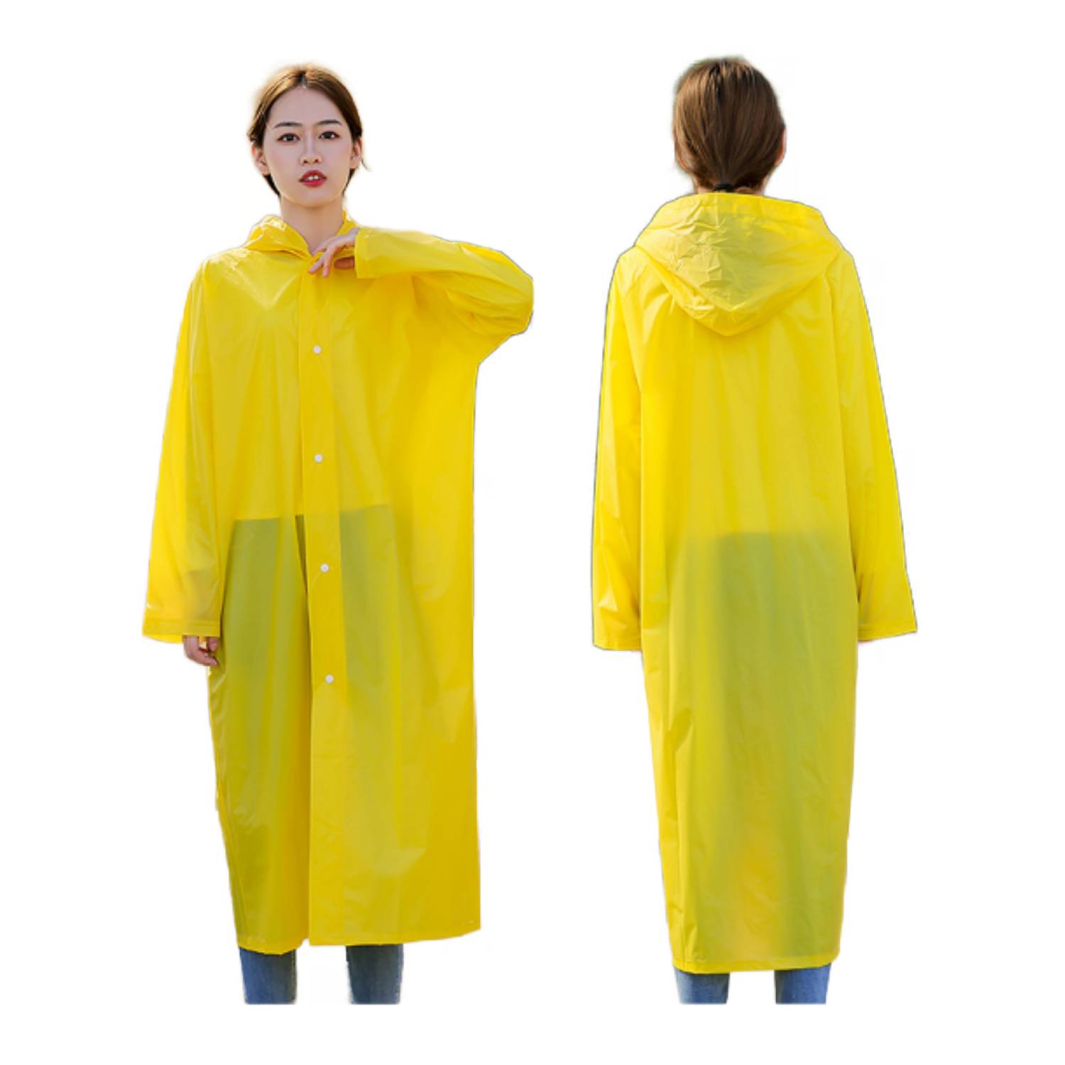 Reusable Raincoat with Hood 3