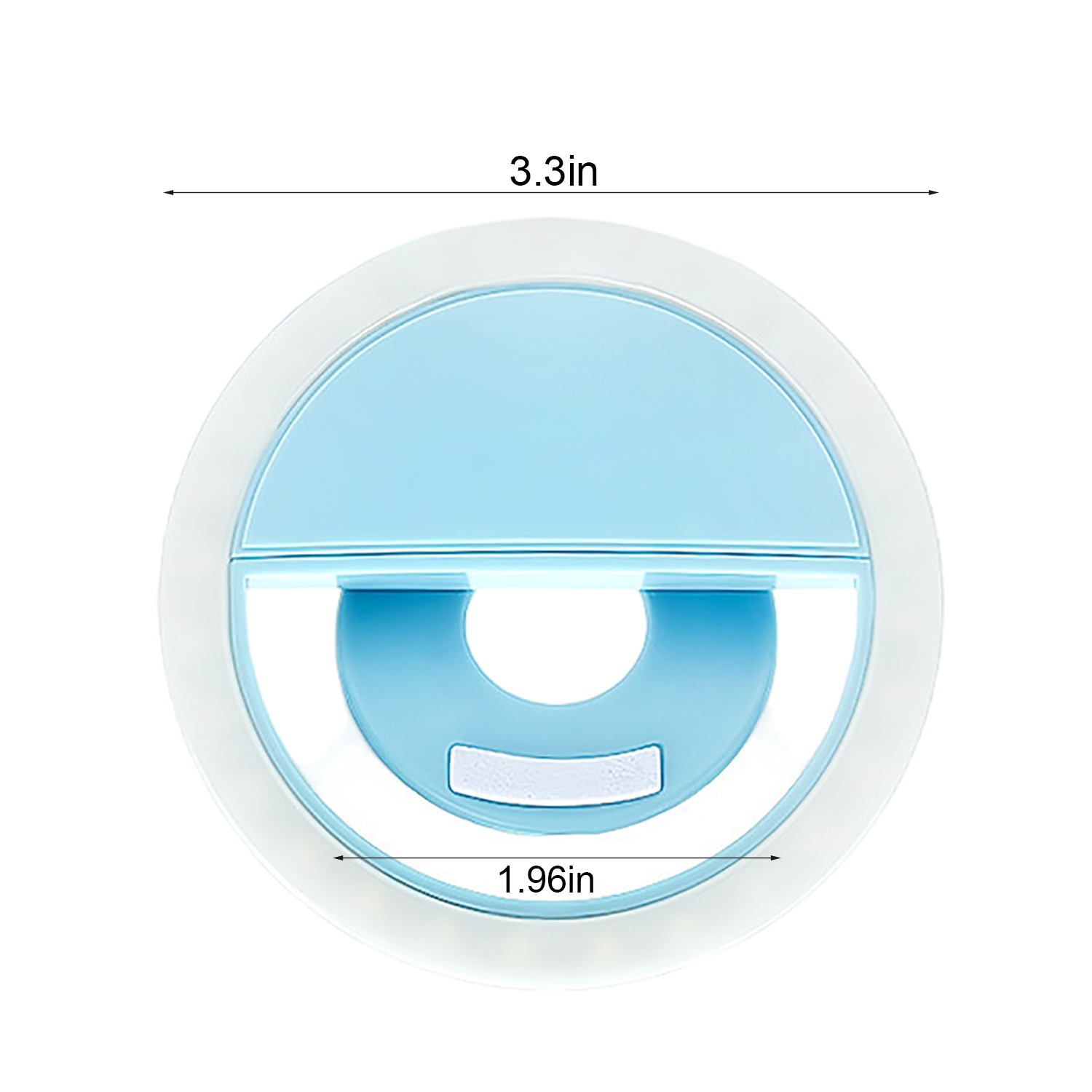 Round Mobile Phone LED Selfie Light 4