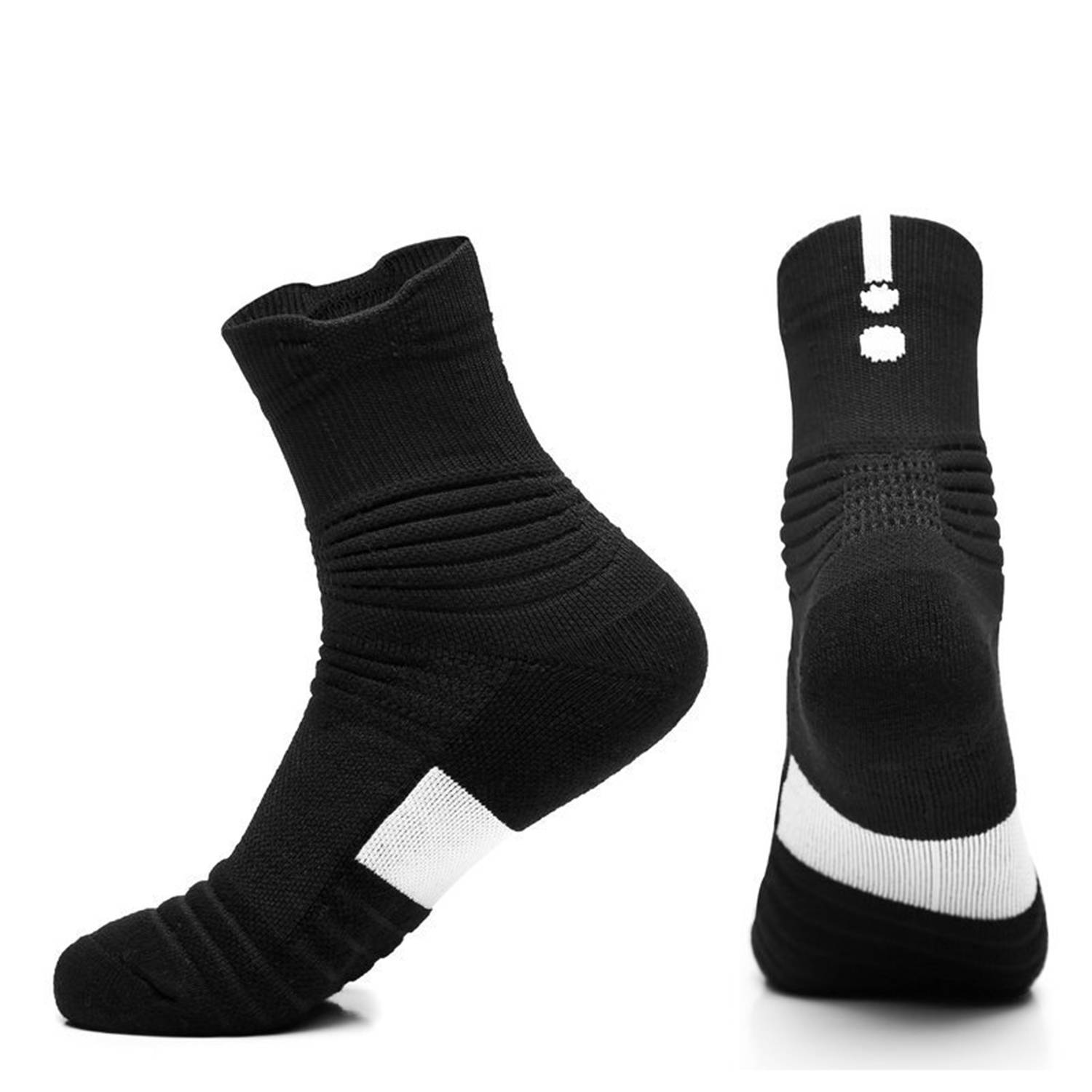 Men's Towel Bottom Non-Slip Sports Boat Socks 1
