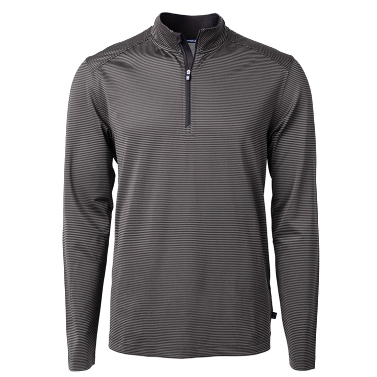 Cutter & Buck Virtue Eco Pique Recycled Quarter Zip Pullover, custom hoodie or sweatshirt with logo imprint 6