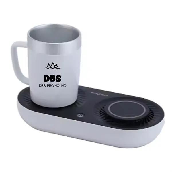 Wireless Fast Charger with Mug Warmer/Drink Cooler