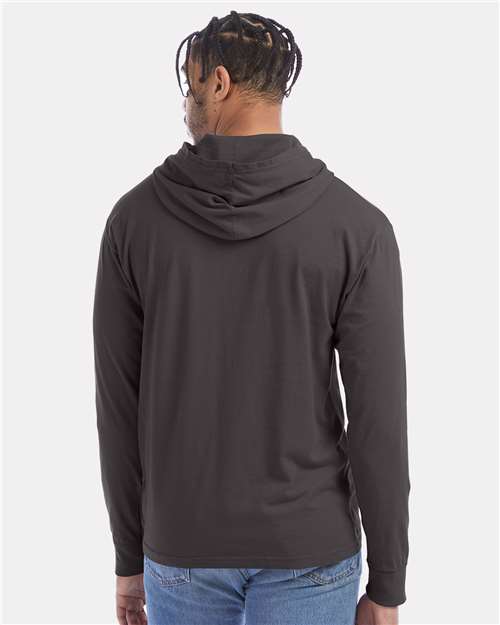 Unisex Garment-Dyed Jersey Hooded Long Sleeve T-Shirt - GDH280 7