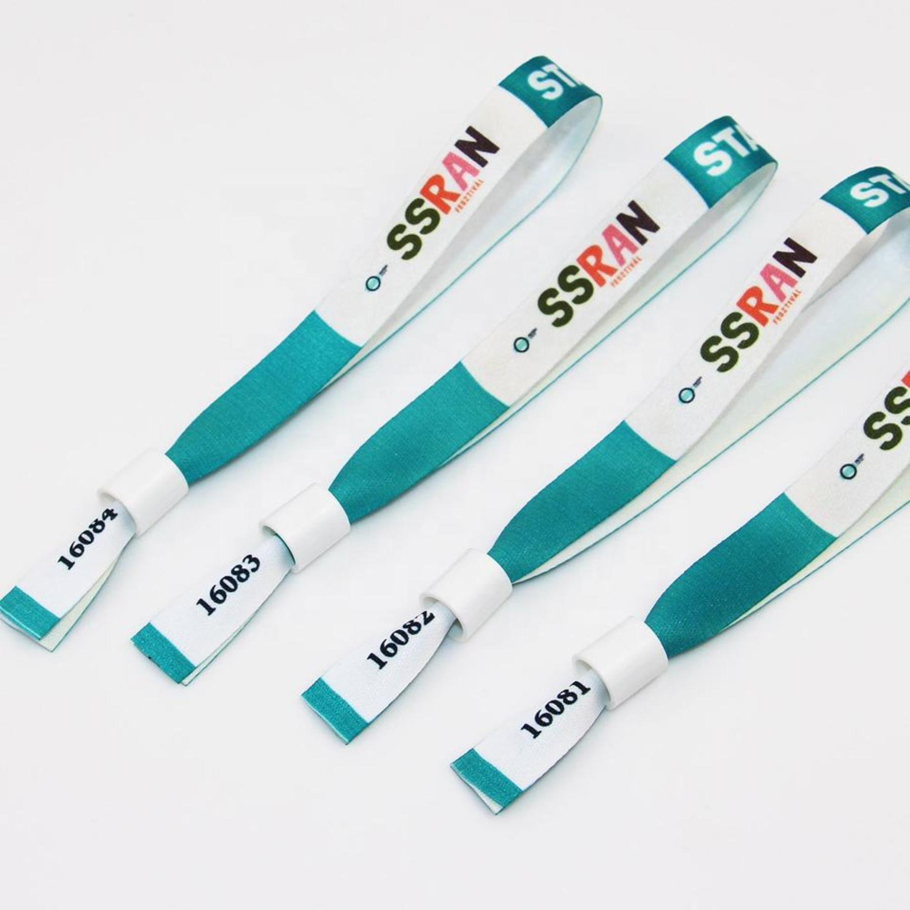 Custom Fabric Wristbands With Sequential Numbering 1
