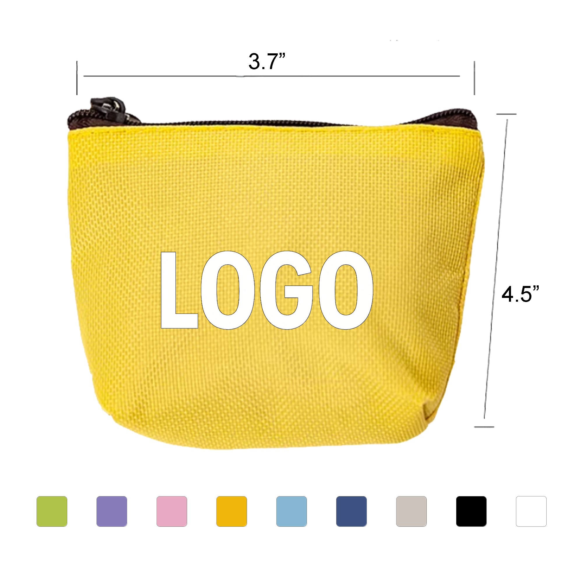 Mini Canvas Zip Pouch for Small Items 2