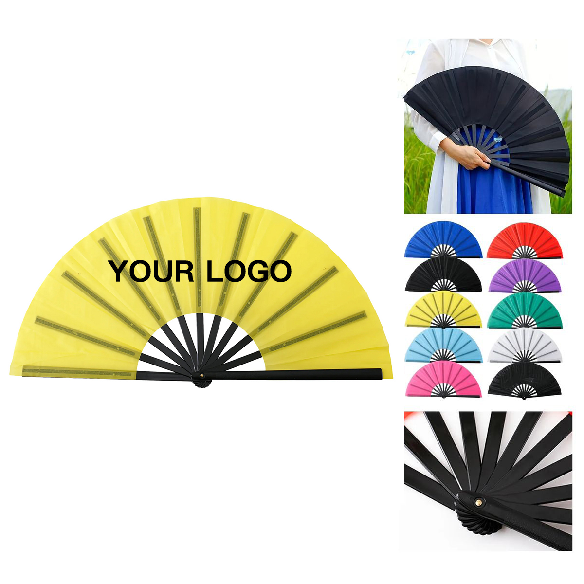 Lightweight Folding Fan For Outdoor Cooling 17