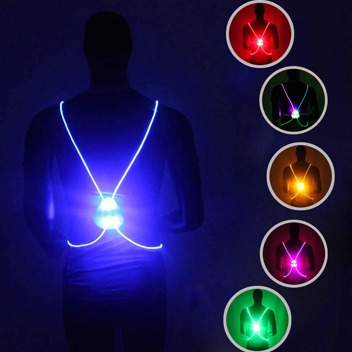 LED Reflective Safety Vest 1