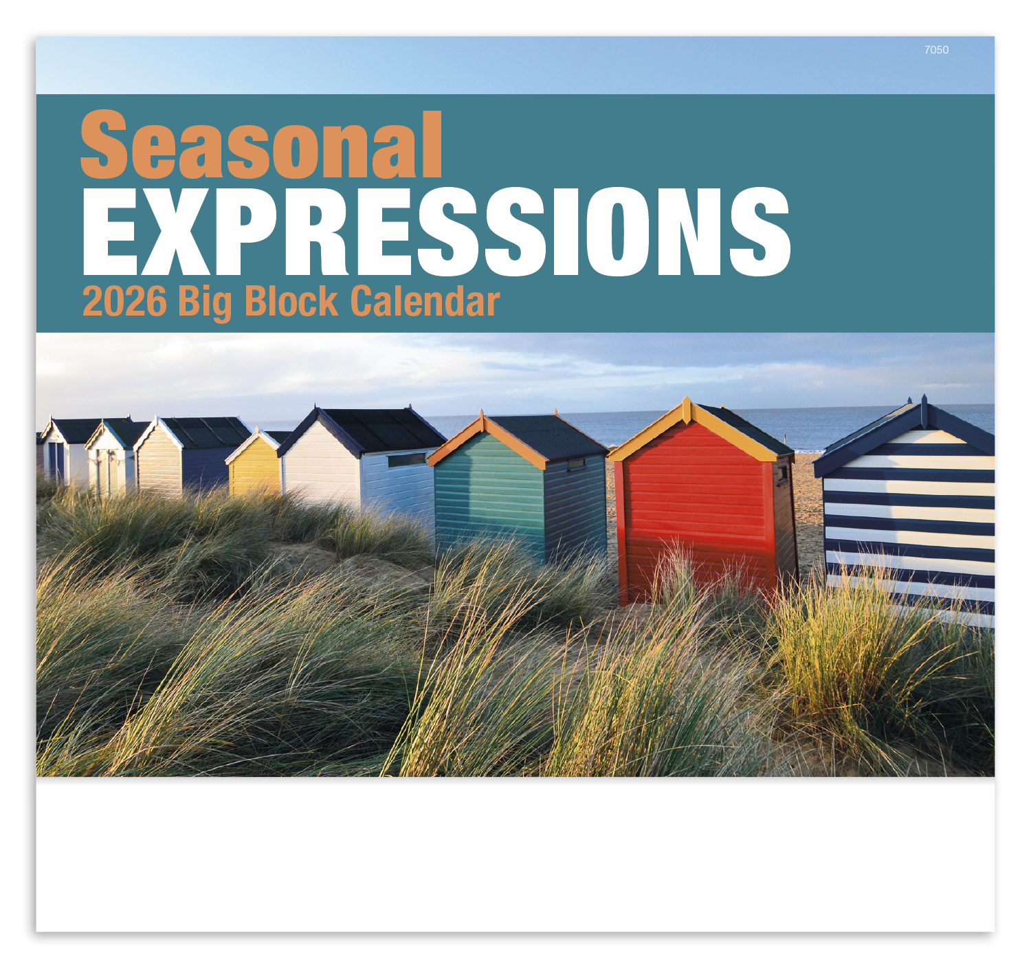 Good Value™ Seasonal Expressions Big Block - Stapled Calendar 24