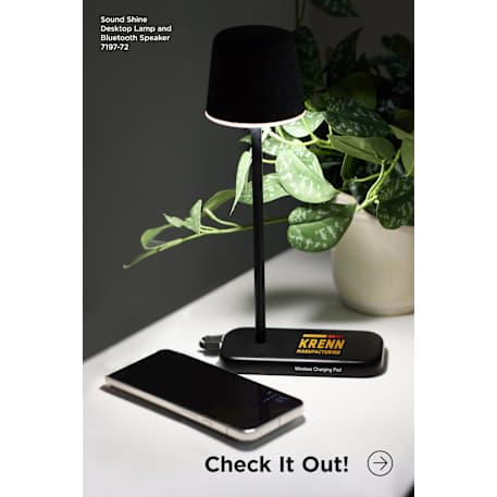 Sound Shine Desktop Lamp and Bluetooth Speaker 18