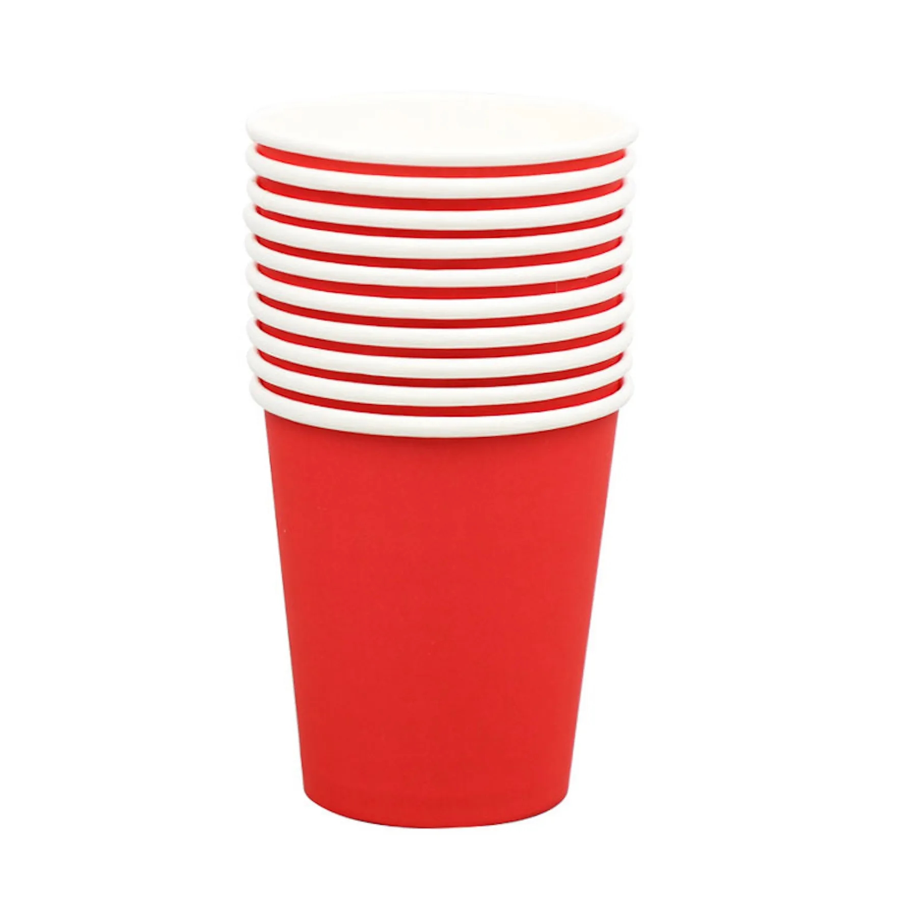 8oz Colored Plain Paper Cup 7