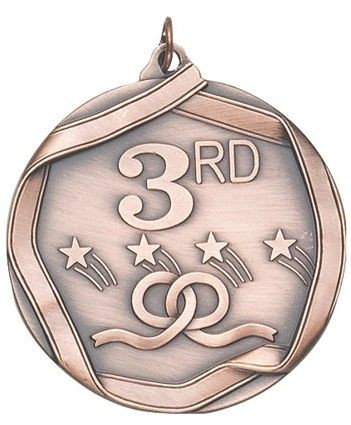 Third Die Cast Medal, 2 1/4" 2