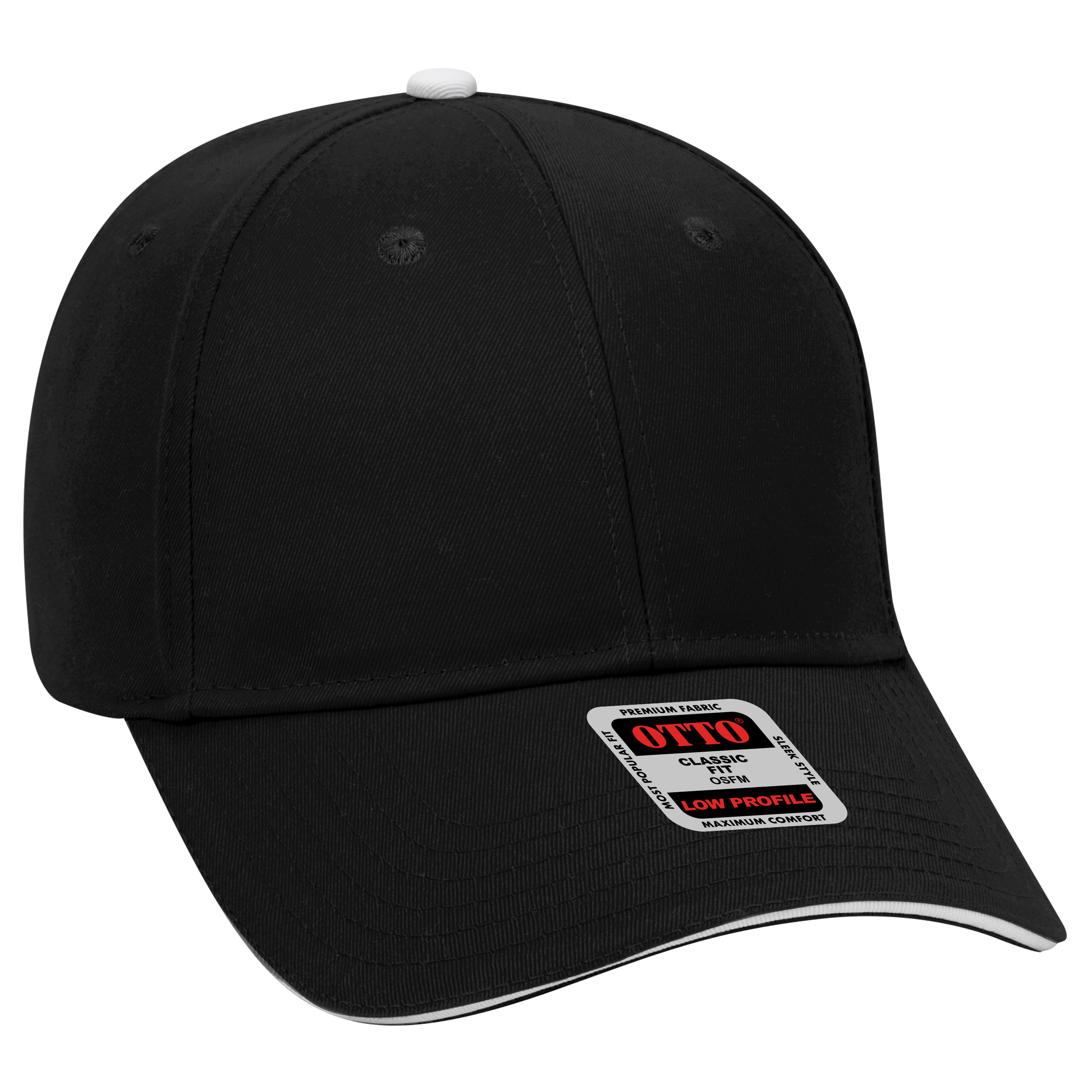 OTTO CAP® 6 Panel Low Profile Baseball Cap 23