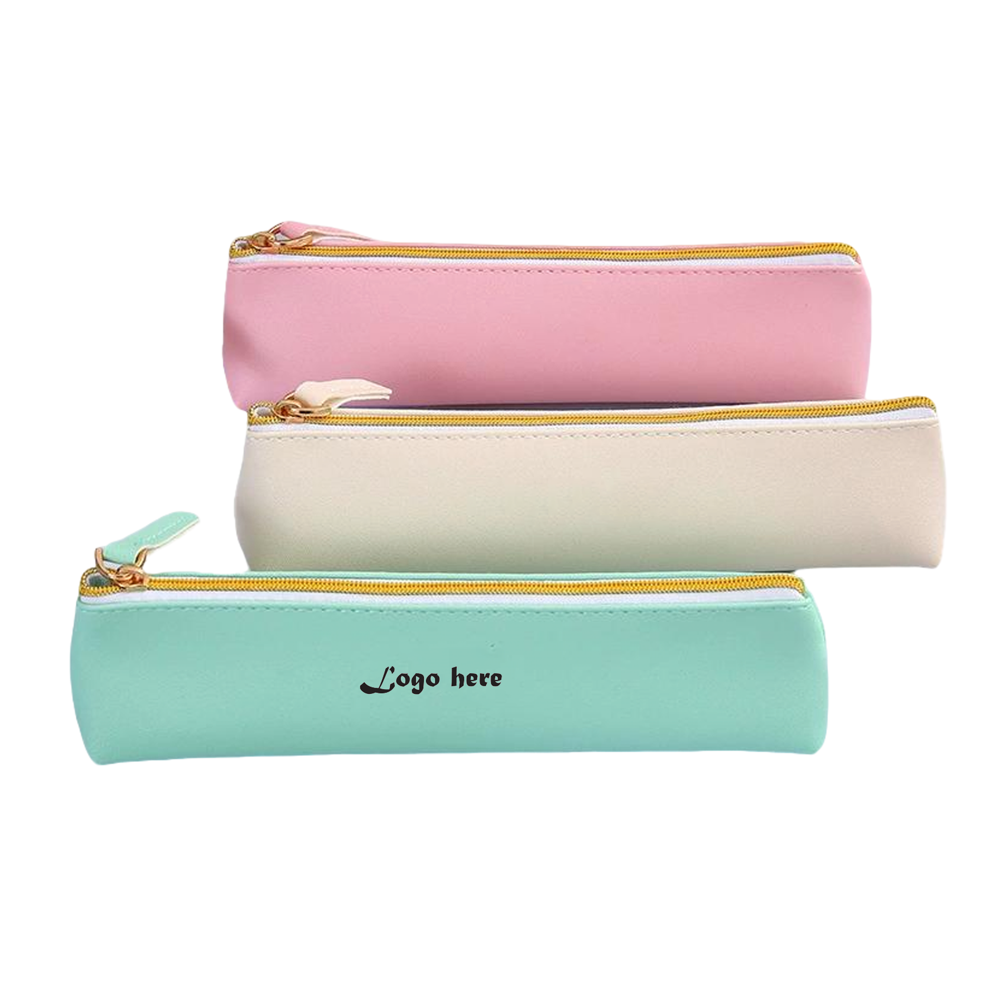 Creative Multi-Functional PU Leather Stationery Storage Pencil Box 2
