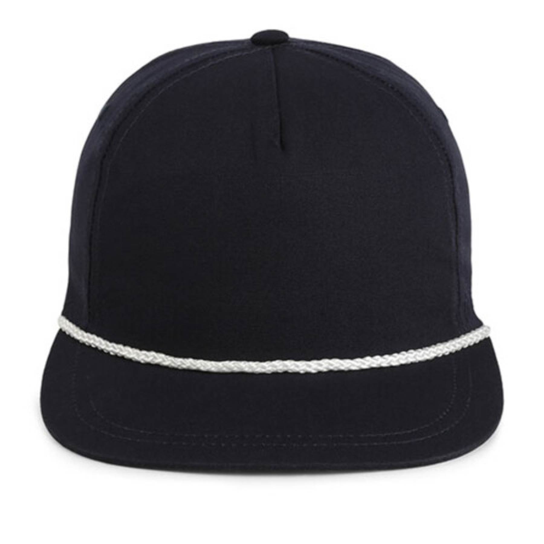 Imperial DNA001 5-Panel Original Rope Cap w/ Leatherette Patches or Embroidery 55