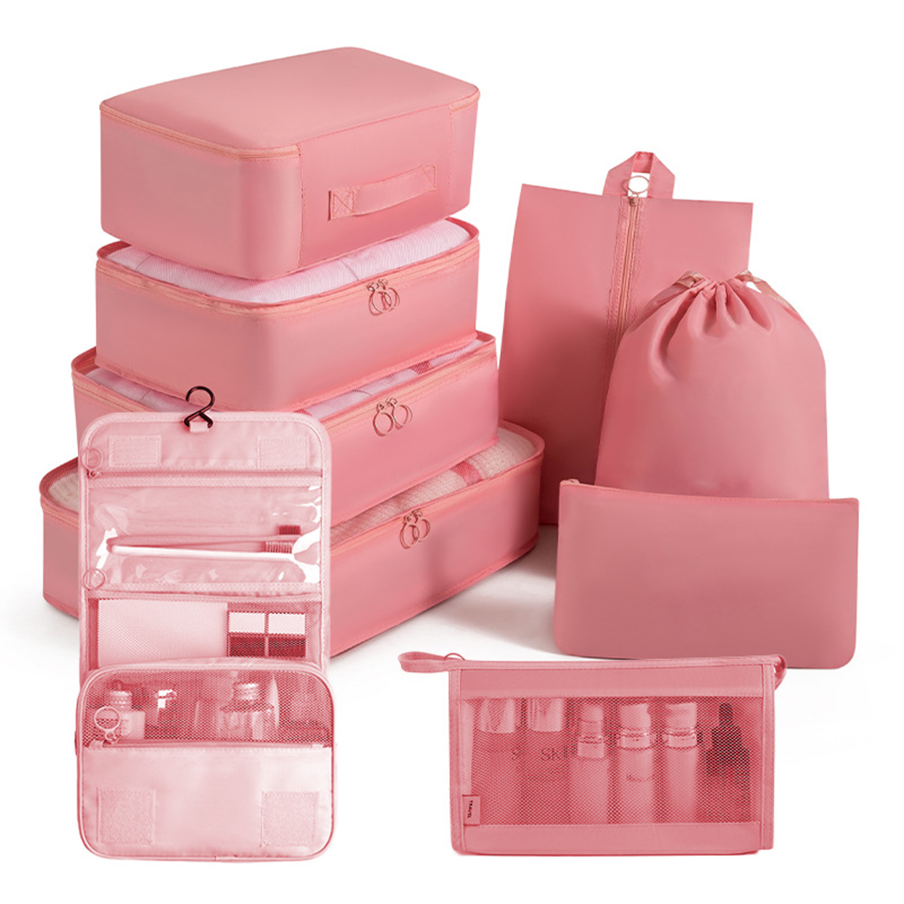 Packing Cubes - 9 PCS Travel Luggage Organizers Set 7