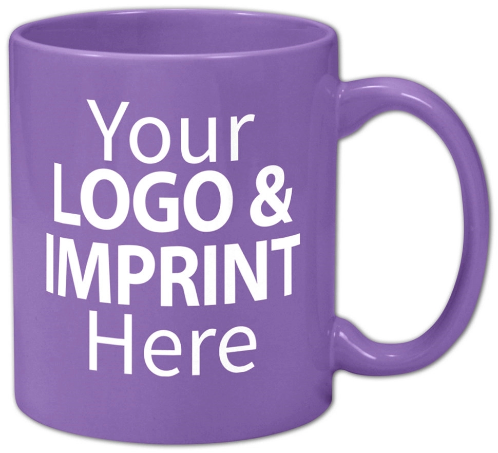 11 oz. Colored Ceramic Mugs 1