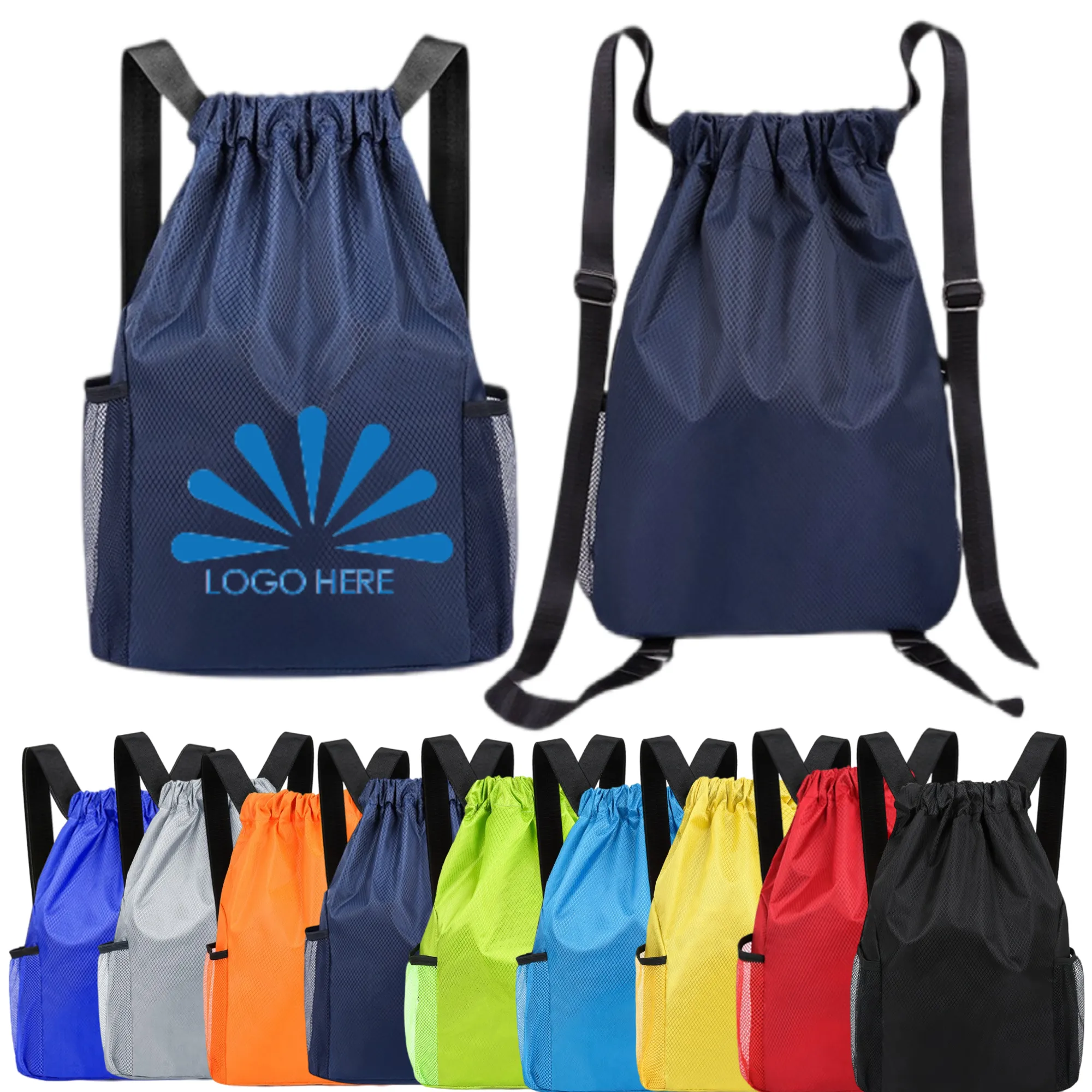 Drawstring Backpack Bag Sport Pack 2