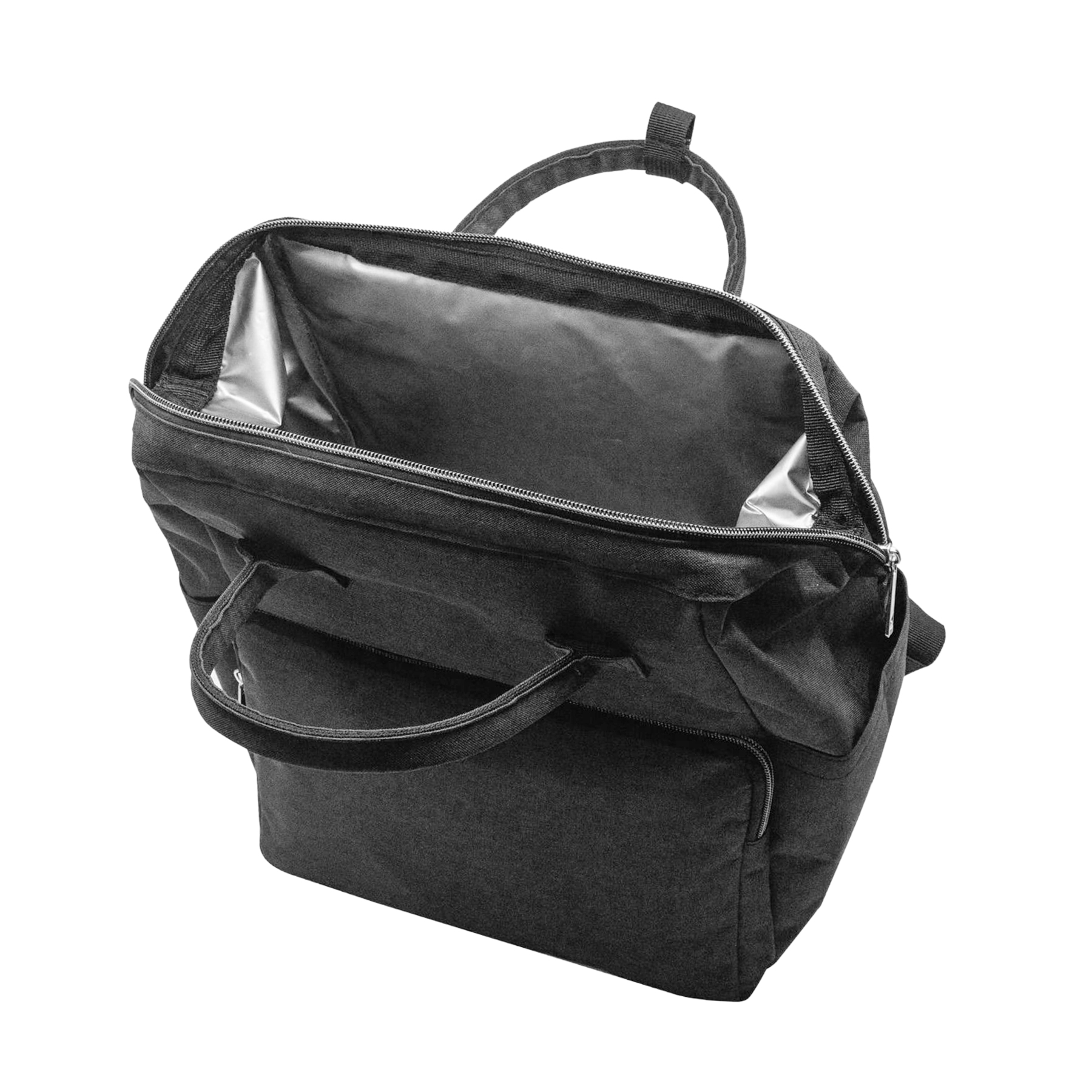 300D Wide-Mouth Heathered Cooler Backpack 1