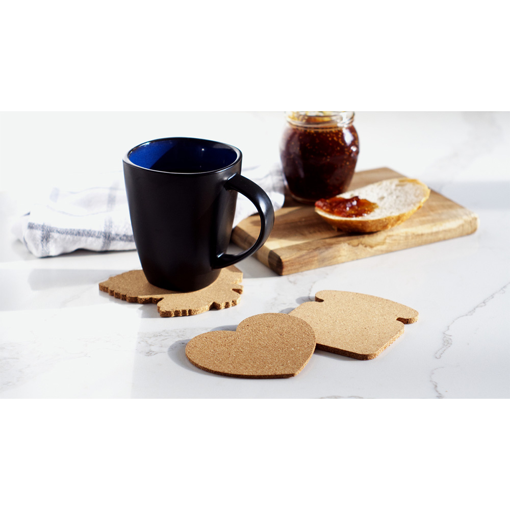Cork Coaster Leaf 3