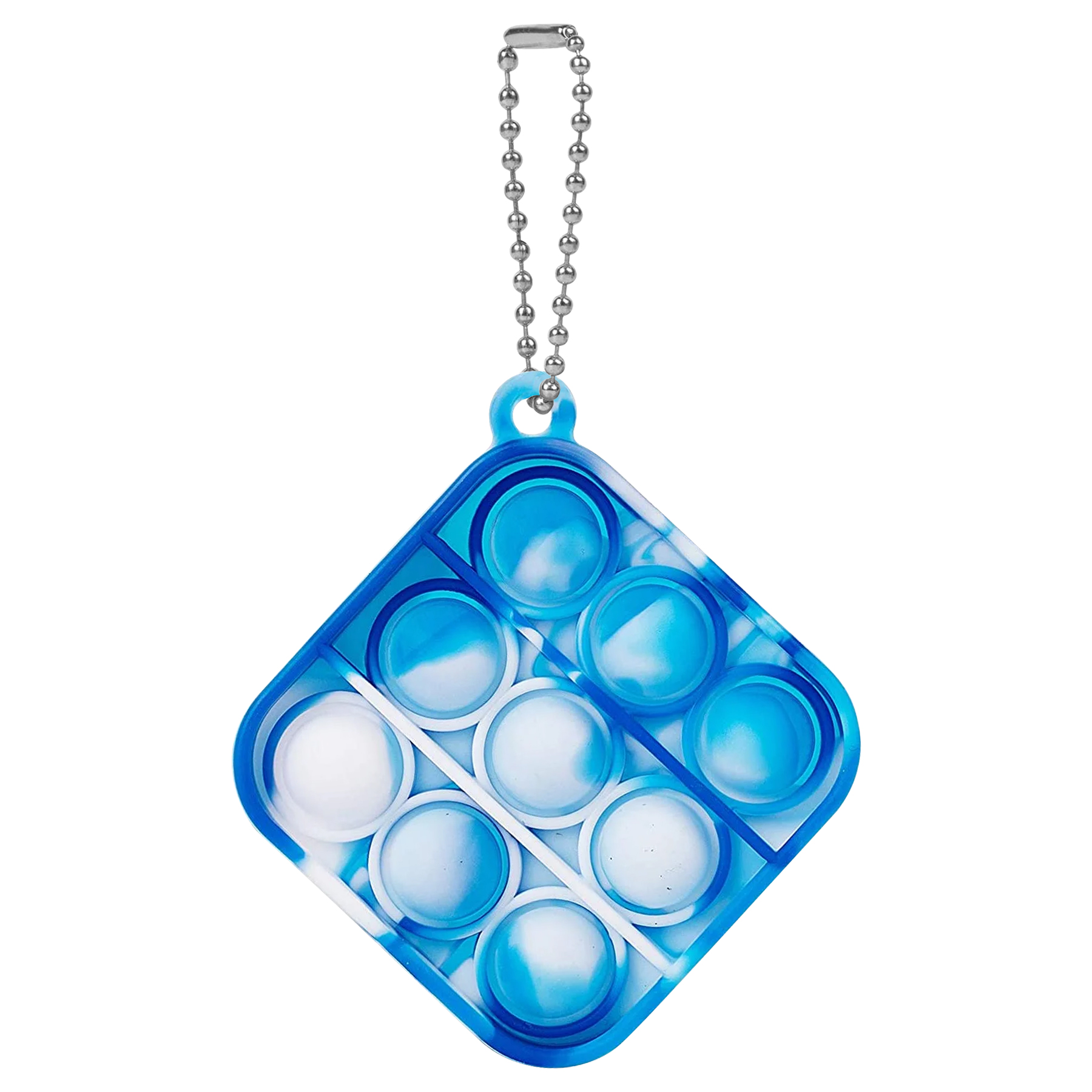 Round Mini Push Bubble Stress Relief Toy Keychain 3
