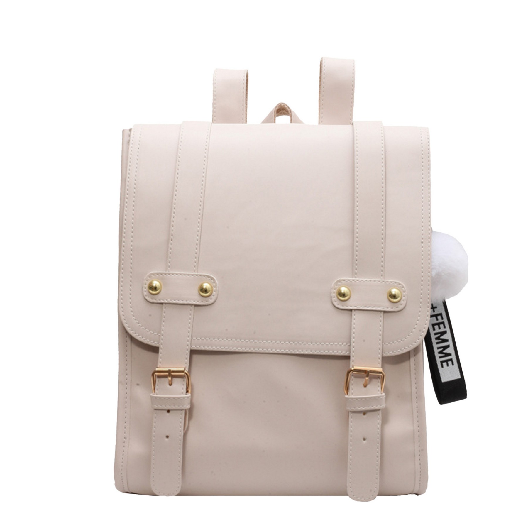 Women PU Leather Backpack 6