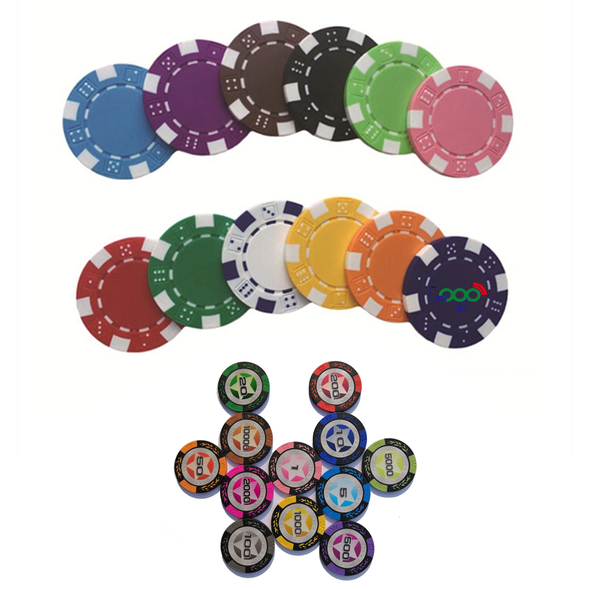 Stylish Professional Poker Chips 2