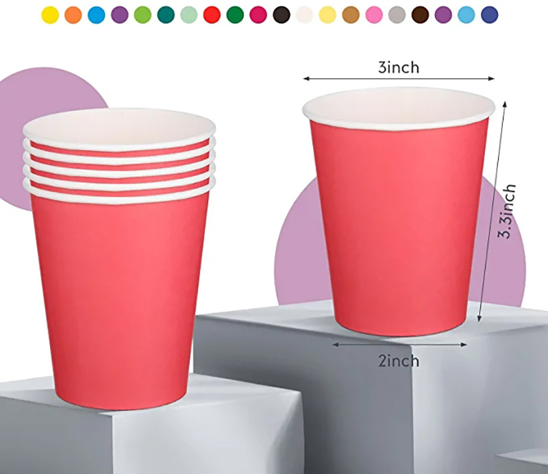 Disposable Colors Paper Cups 2