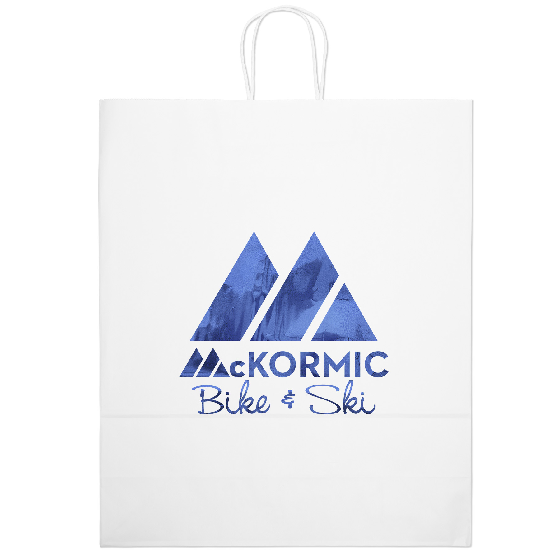 Stephanie - White Shopper - Foil Print 4