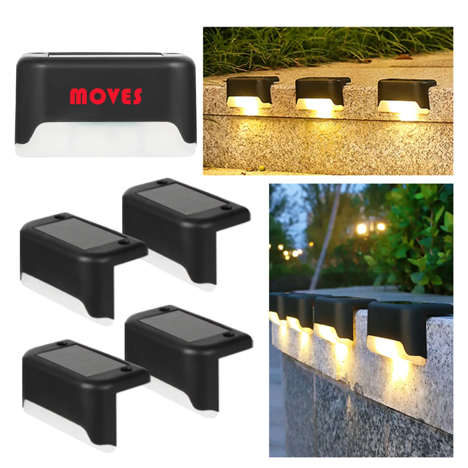 Outdoor Waterproof Solar Step Lamp 2