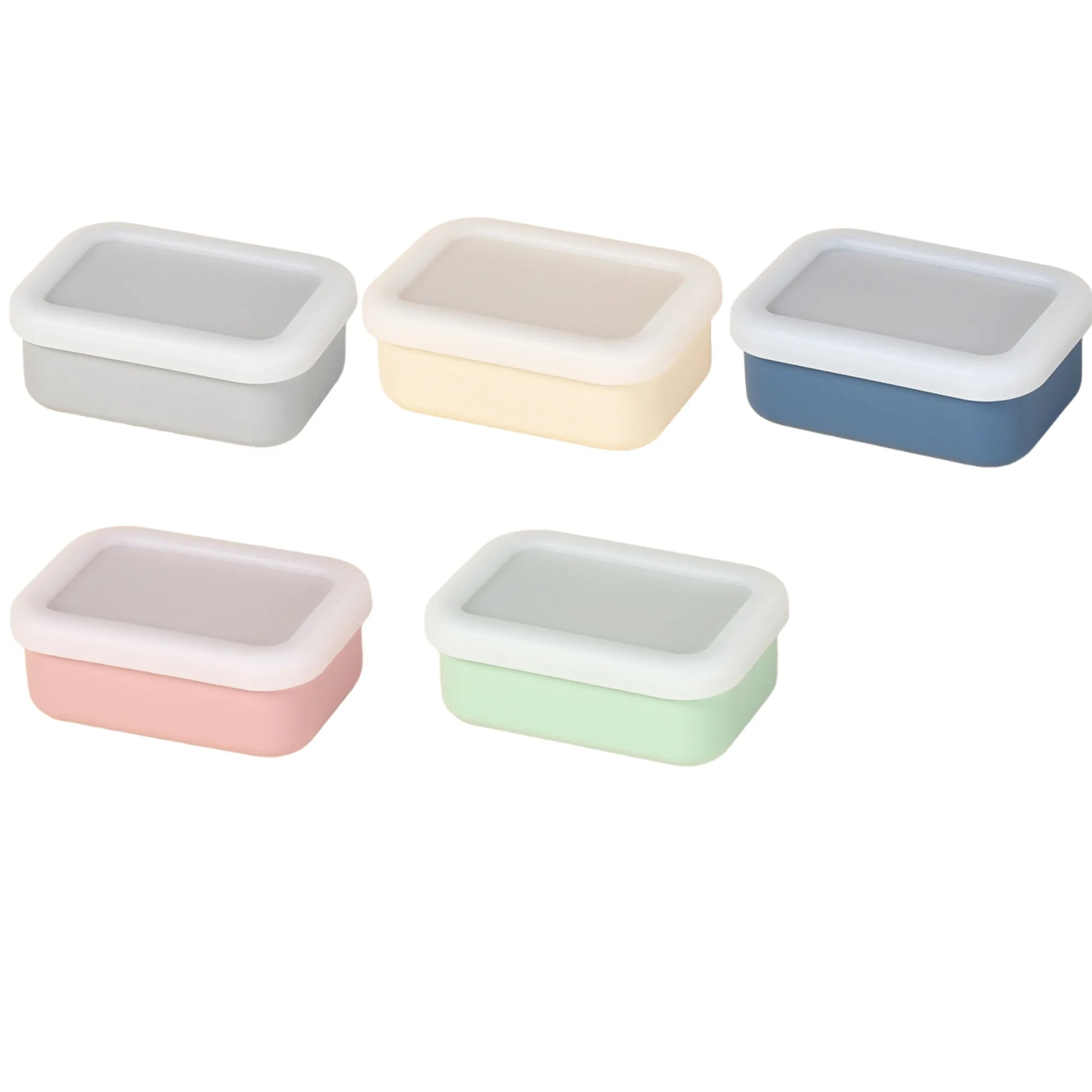 8oz Silicone Food Container Bento Lunch Box 6