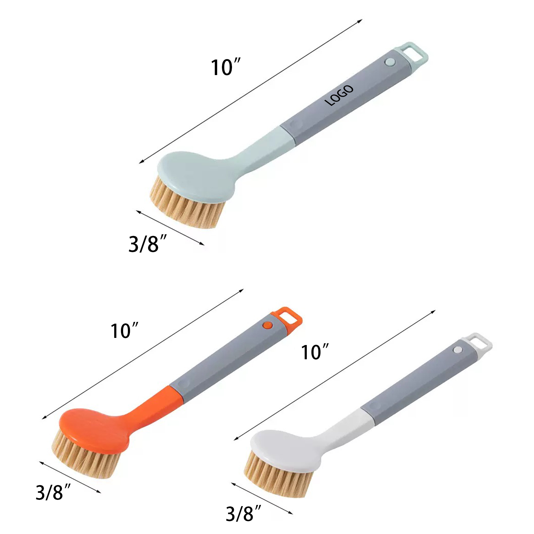 Polypropylene Pot Washing Brush 2