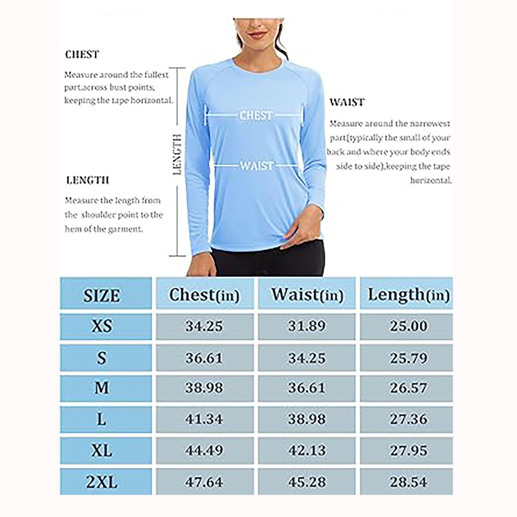 Women's Long Sleeve Shirts UPF 50+ 3