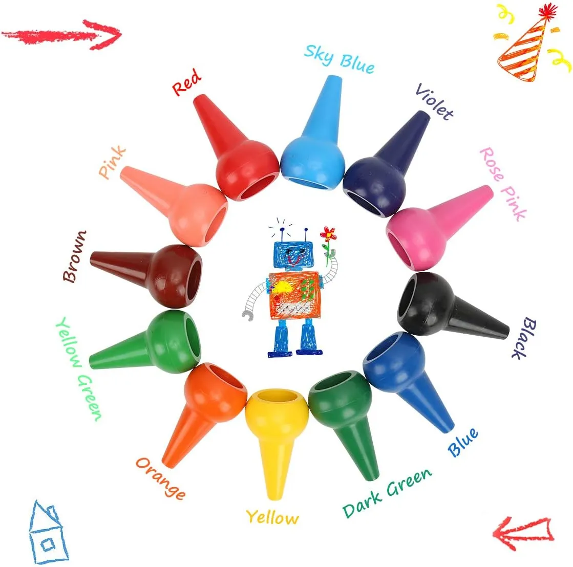 Gourd-shaped Crayon 2
