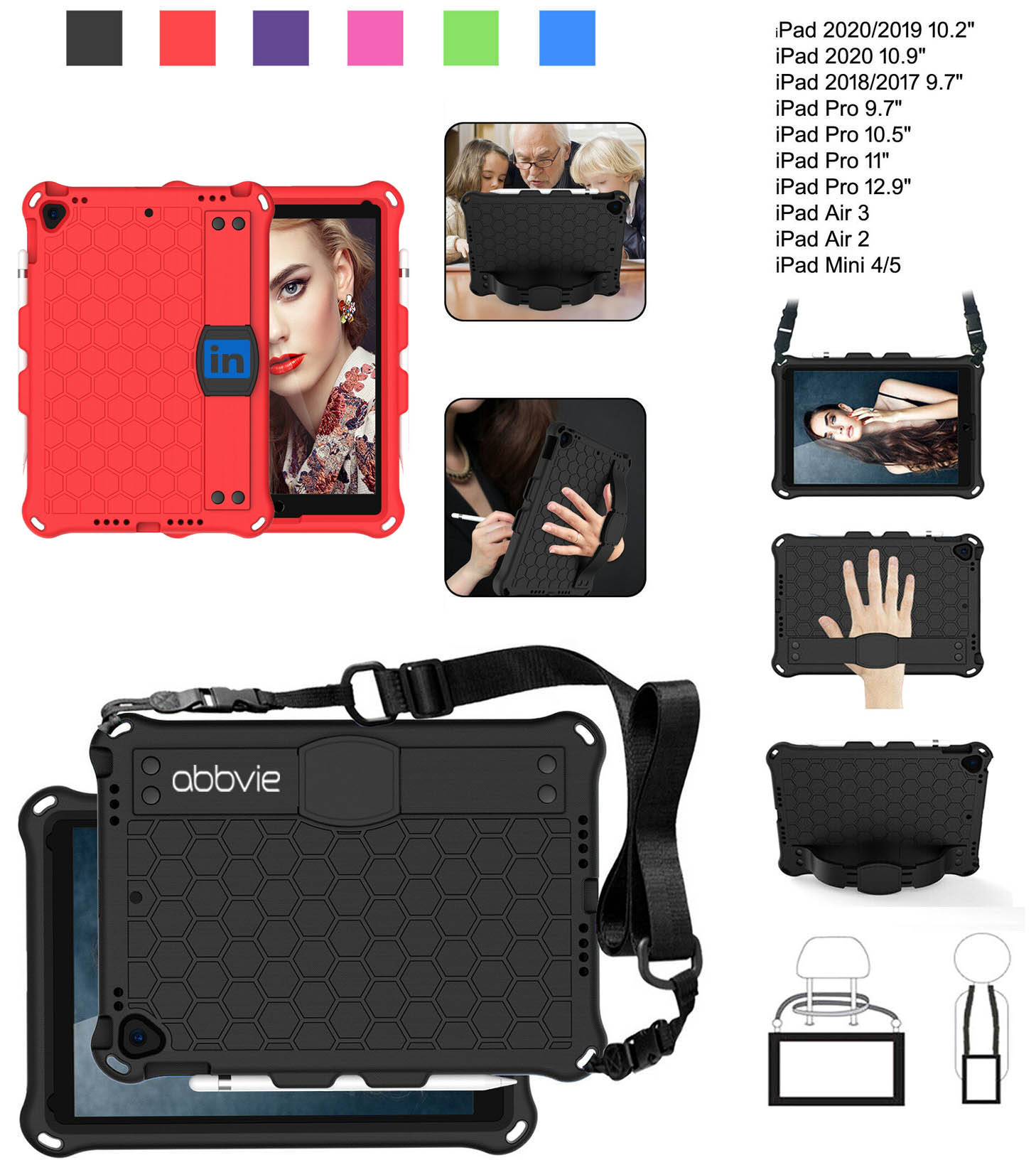 iBank ® iPad 10.2" Shockproof Case compatible with 9th/8th/7th 2021-2019 2