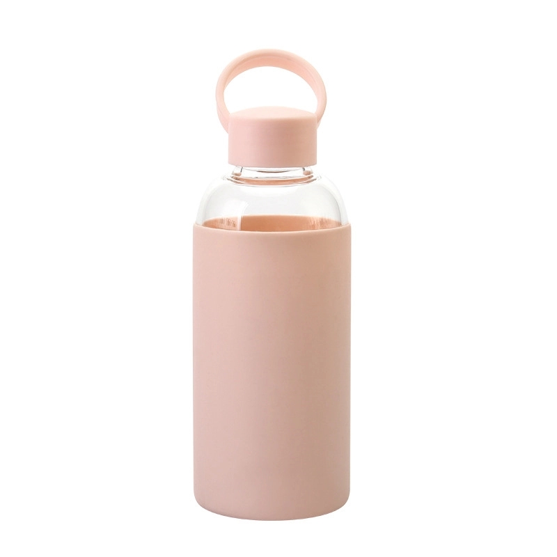 Custom 20 oz High-strength Borosilicate Glass Water Bottle 6