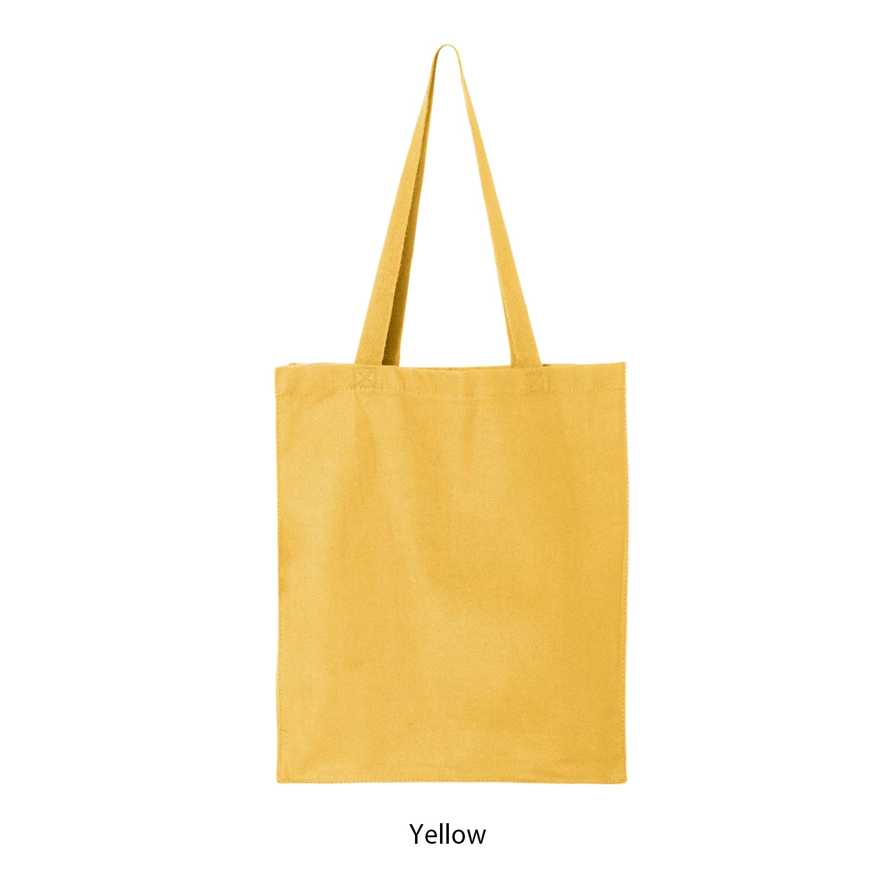12 Oz. COTTON CANVAS BOOK TOTE BAG w/ GUSSET_R934EBT 11
