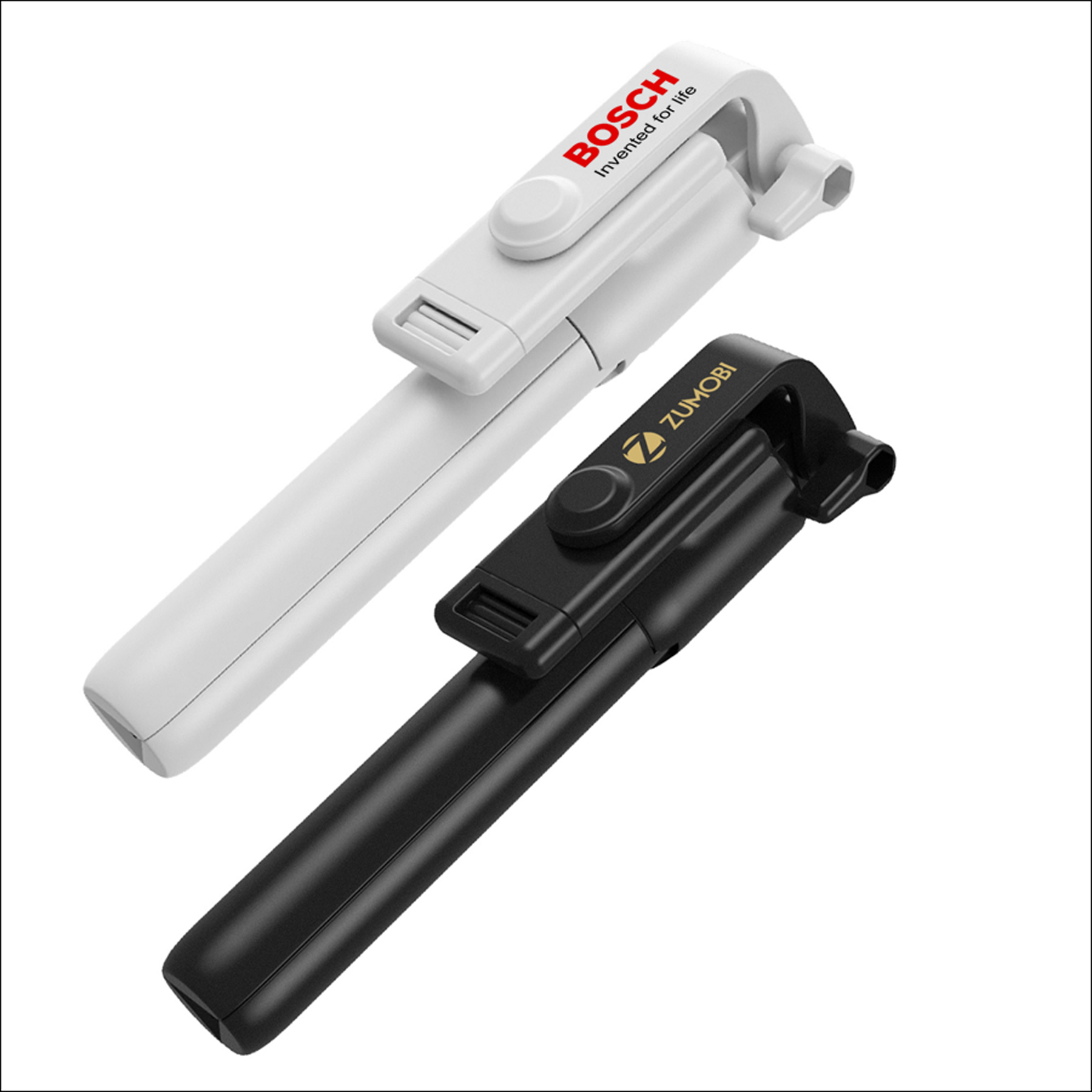 Mini Selfie Stick Bluetooth - Wireless, with a Tripod Stand in the handle 2
