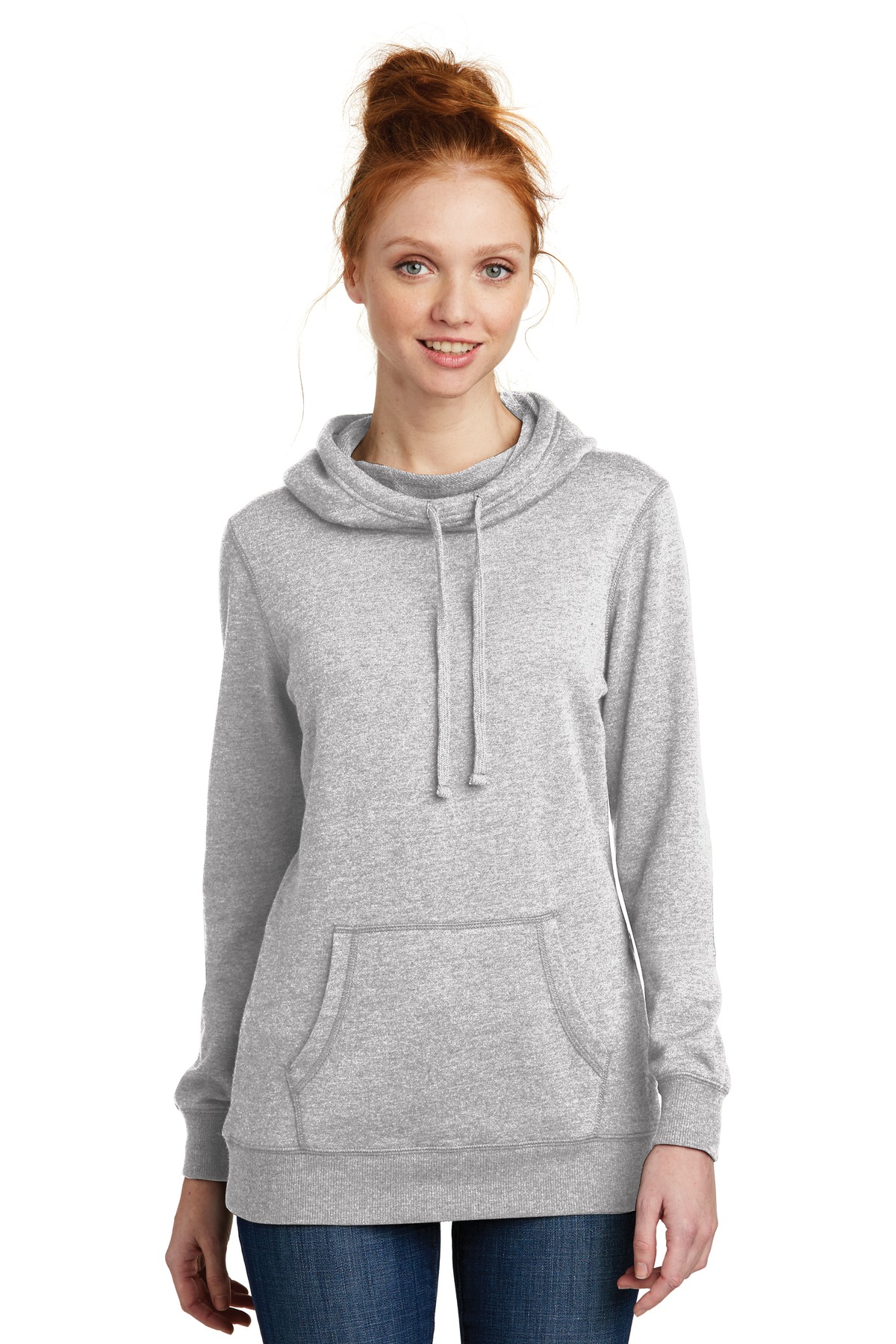 District Women's Lightweight Fleece Hoodie. DM493 8