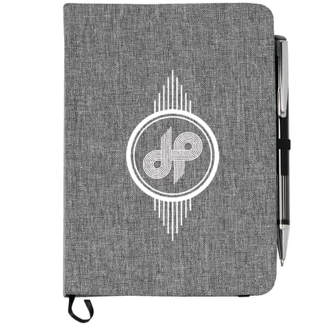 FSC® Mix 5" x 7" Heathered Bound Notebook 49