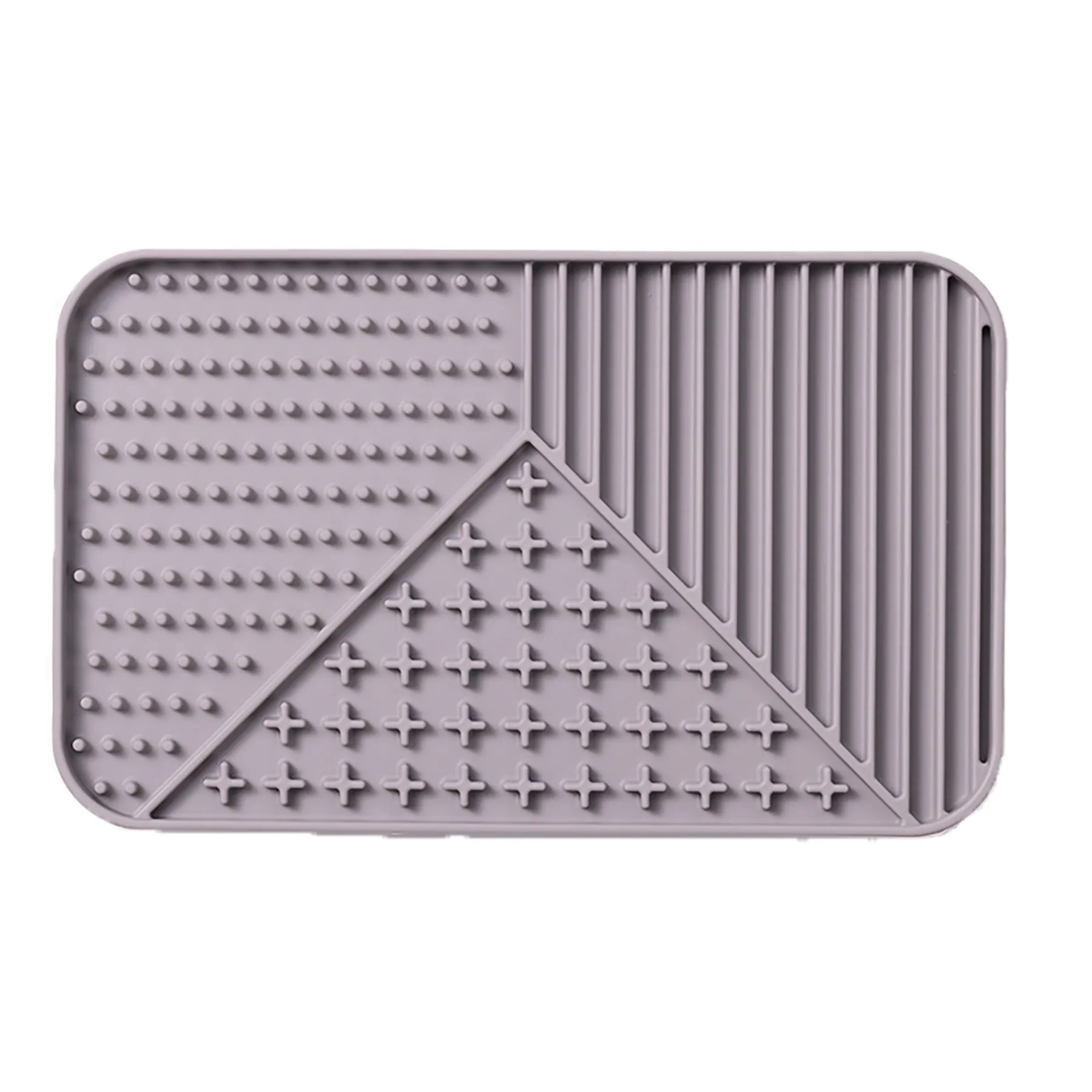 Silicone Rectangular Pet Slow Food Mat 9