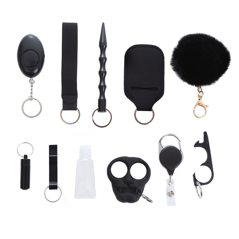 Safety Keychain Set for Woman with Personal Alarm 3