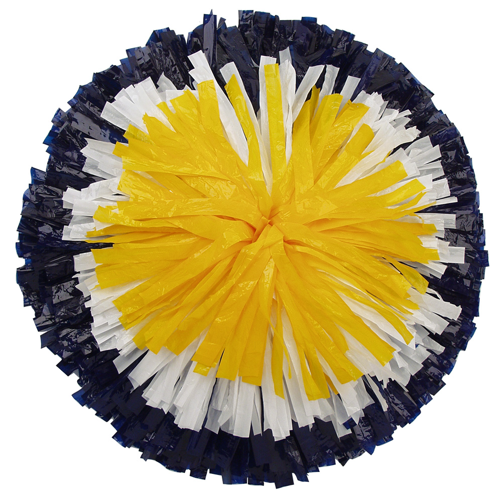 Custom Wet-Look Show Pom - Bullseye style 76