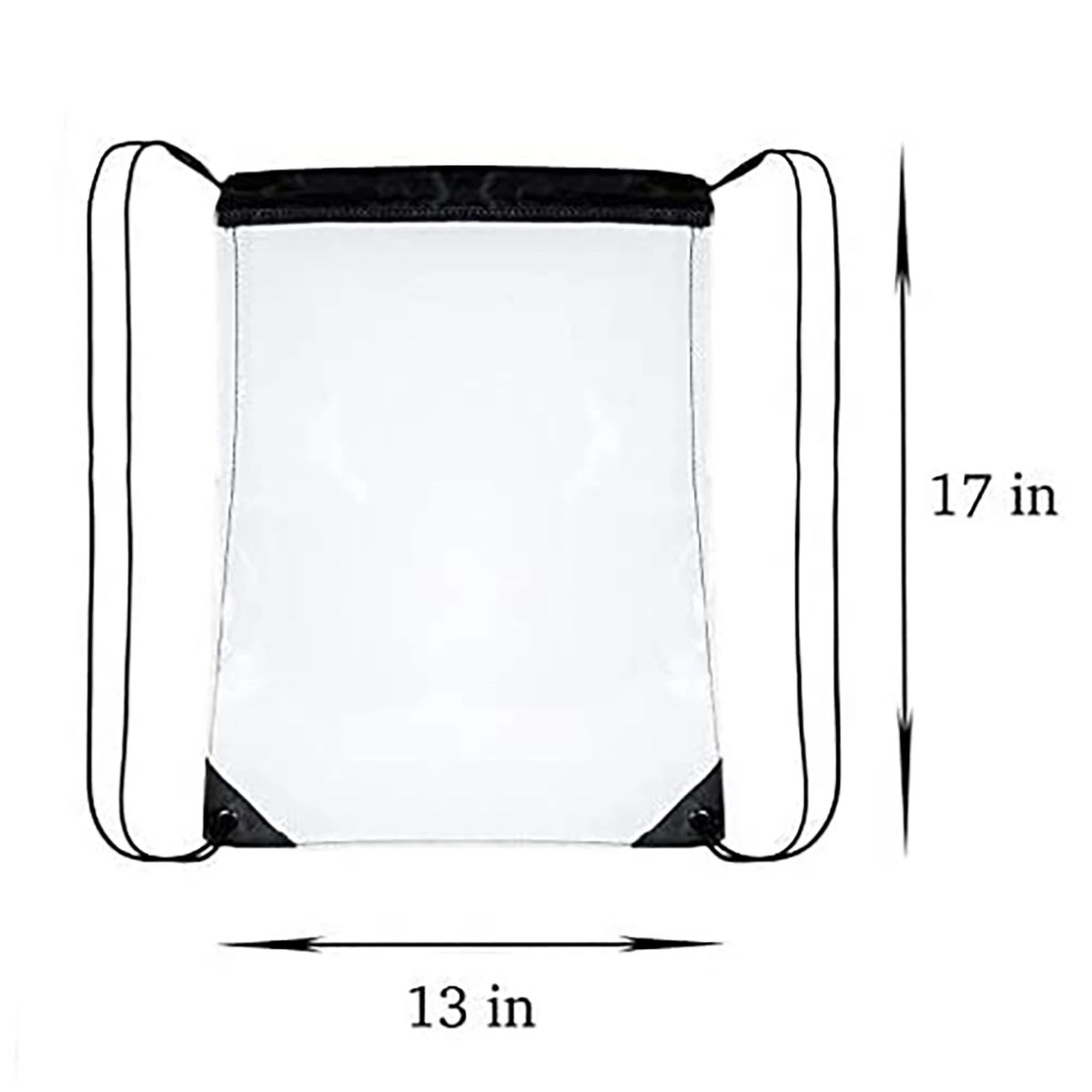 Clear Pvc Drawstring Backpack 3